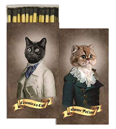 HomArt Matches - Regal Cats (Set of 50)