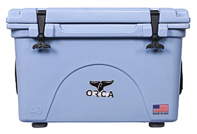 Orca ORCLB040 Cooler, Light Blue, 40-Qt.