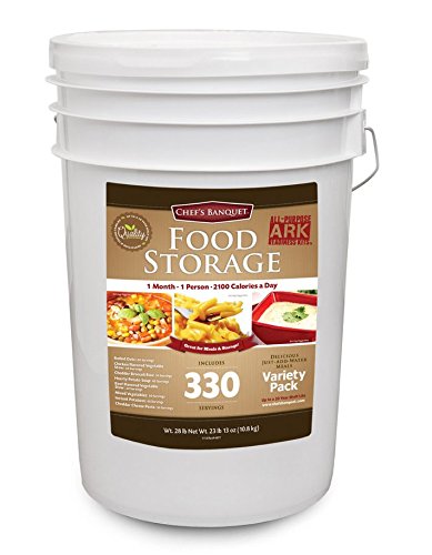 Chef's Banquet 30 Day (330 Servings) Emergency Food Supply/Food Storage Kit