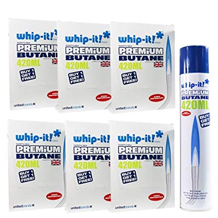 72 Cans (Master Case) Whip-it! 400ml Premium Refined Butane Zero Impurities