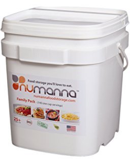 NuManna Family Pack, GMO-Free Food Storage, Bundled With Free ExtremeBeam OSR-800 Professional LED Head Light