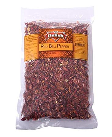 Dried Red Bell Peppers By It's Delish, 10 lbs