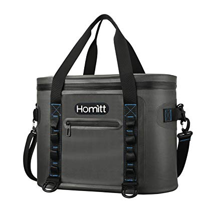 Homitt Soft Cooler, 20 Can Soft Pack Cooler Insulated Soft Sided Cooler ...
